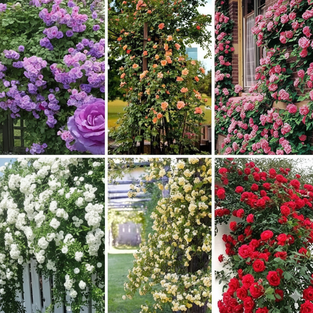 Classic Heirloom Climbing Roses – Premium Perennial Flower Seeds